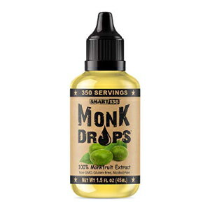 楽天Glomarketモンクドロップス - 100％ モンクフルーツ液体甘味料、血糖ゼロ、カロリーゼロ、砂糖ゼロ、水無添加、濃縮モンクフルーツ （350 回分） … Smart138 Monk Drops - 100％ Monkfruit Liquid Sweetener, Zero Glycemic, Zero Calories, Zero Sugar, No