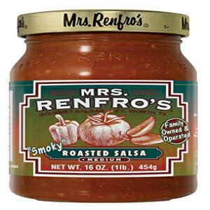 ミセス・レンフロス ローストサルサ グルテンフリー (16 オンスの瓶、2 パック) Mrs. Renfros Roasted Salsa Gluten-Free (16-oz. jars, 2-pack)