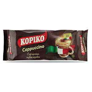 コピコ カプチーノ ロングパック 3 in 1 インスタントコーヒーミックス 30袋、25g、2パック Kopiko Cappuccino Long Pack 3 in 1 Instant Coffee Mix 30 Bags, 25g, 2 Packs