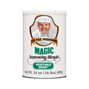 ポール・プリュドムシェフの魔法の調味料ブレンド ~ 野菜の魔法、24オンスキャニスター Chef Paul Prudhomme's Magic Seasoning Blends ~ Vegetable Magic, 24-Ounce Canister
