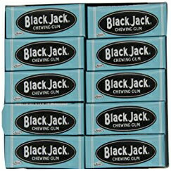 5 カウント (20 個パック)、ブラック ジャック チューインガム、5 スティック、20 カウント 5 Count (Pack of 20), Black Jack Chewing Gum, 5 Sticks, 20 Count