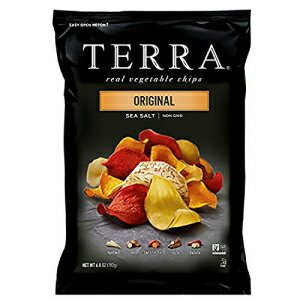 Terra 野菜チップス、オリジナル海塩入り、6.8 オンス (12個入り) Terra Vegetable Chips, Original with Sea Salt, 6.8 oz. (Pack of ..
