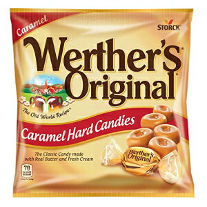 楽天GlomarketWerther's オリジナル ハード キャラメル キャンディ、5.5 オンス バッグ （12 個パック） Werther's Original Hard Caramel Candy, 5.5 Oz Bags （Pack of 12）