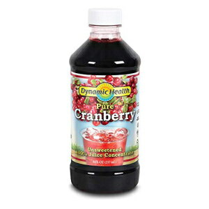 Dynamic Health ԥ奢 ٥꡼̵100% ǻ̲̽ | 8 Dynamic Health Pure Cranberry, Unsweetened, 100% Juice Concentrate | 8oz