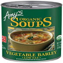 エイミーの有機野菜大麦スープ、低脂肪、ビーガン、14.1オンス Amy's Organic Vegetable Barley Soup, Low Fat, Vegan, 14.1-Ounce