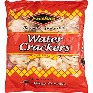 EXCELSIOR ウォーター クラッカー 本物のジャマイカ無脂肪クラッカー 10.58 オンス (10 個パック) EXCELSIOR Water Crackers Genuine Jamaican Fat-Free Crackers 10.58 oz (Pack of 10)