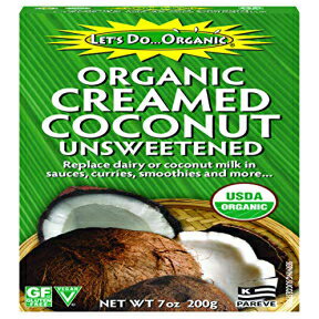 ドゥーオーガニック Let's Do オーガニック クリーム ココナッツ、7 オンス ボックス (6 個パック) Let's Do Organic Creamed Coconut, 7 Ounce Box (Pack of 6)