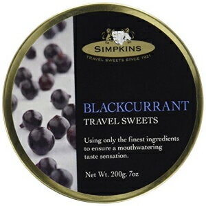 シンプキン キャンディ シンプキンズ ブラックカラント キャンディ ドロップス 7オンス Simpkins Black Currant Candy Drops 7 oz