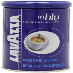 Lavazza in Blu Espresso Ground Coffee Blend ミディアムエスプレッソロースト 8.8オンス缶（4個パック） Lavazza in Blu Espresso Ground Coffee Blend, Medium Espresso Roast, 8.8-Ounce Cans (Pack of 4)