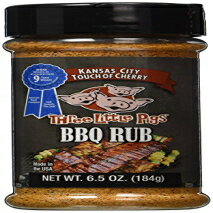 THREE LITTLE PIGS カンザスシティ タッチ オブ チェリー ラブ 6.5 オンス THREE LITTLE PIGS Kansas City Touch of Cherry Rub 6.5 Ounce