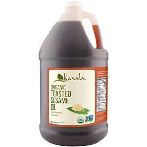 Kevala ˥å ȡ  롢1  (128 ̥) Kevala Organic Toasted Sesame Oil, 1 Gallon (128 Fl Oz)