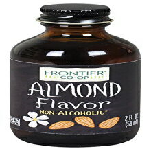 フロンティアコープ アーモンドフレーバー、ノンアルコール、2オンスボトル Frontier Co-op Almond Flavor, Non-Alcoholic, 2 ounce bottle
