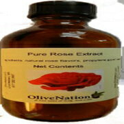 OliveNation ピュア ローズ エキス - 4 オンス - ベーキング用のプレミアム品質の香料エキス OliveNation Pure Rose Extract - 4 ounces - Premium Quality Flavoring Extract for Baking