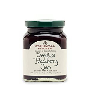 Stonewall Kitchen シードレスブラックベリージャム、12オンス Stonewall Kitchen Seedless Blackberry Jam, 12 Ounces