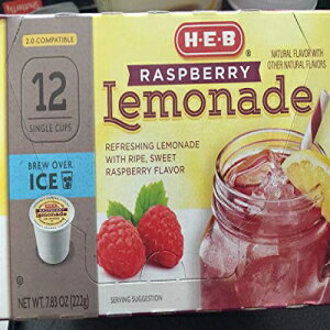 HEB レモネード Kカップ; 2.0 互換 12 カラット。(ラズベリーレモネード) H-E-B Lemonade k-cup; 2.0 Compatible 12 cts. (Raspberry Lemonade)