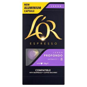 L'or Espresso Profondo Intensity 8 ネスプレッソ互換コーヒーカプセル L'or Espresso Profondo Intensity 8 Nespresso Compatible Coffee Capsules