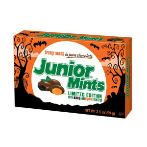 ハロウィン スプーキー ジュニア ミント チョコレート キャンディ ムービー シアター ボックス 3.5 オンス (3 個パック) Halloween Spooky Junior Mint Chocolate Candy Movie Theater Box, 3.5 oz (Pack of 3)