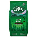 Green Mountain Coffee Roasters Dark MagicA҂R[q[A_[N[XgAܓ 12 IX Green Mountain Coffee Roasters Dark Magic, Ground Coffee, Dark Roast, Bagged 12 oz