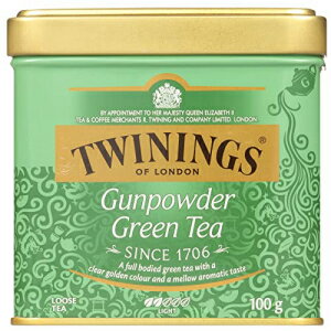 Twinings グリーン ガンパウダー ルース ティー 缶、3.53 オンス (6 個パック) Twinings Green Gunpowder Loose Tea Tins, 3.53 Ounce (Pack of 6)