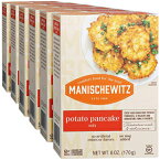 マニシュヴィッツ ポテトパンケーキミックス 6オンス (6パック) グルテンフリー、MSG不使用、伝統的なスタイルのポテトラトケミックス Manischewitz Potato Pancake Mix 6oz (6 Pack) Gluten Free, No MSG, Traditional Style Potato Latke Mix