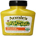 Aj[YI[KjbNCG[}X^[h9IX{g Annie's Homegrown Annie's Organic Yellow Mustard 9 oz Bottle