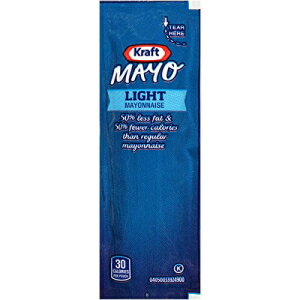 クラフト マヨ ライト マヨネーズ シングルサーブ パケット (0.44 オンス パケット、200 個パック) Kraft Mayo Light Mayonnaise Single Serve Packet (0.44 oz Packets, Pack of 200)