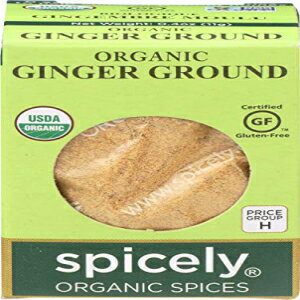 スパイスリー オーガニック ジンジャー パウダー 0.40 オンス ecoBox 認定グルテンフリー Spicely Organic Ginger Powder 0.40 Ounce ecoBox Certified Gluten Free