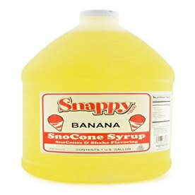 スナッピーバナナ Sno コーンシロップ、1 ガロン Snappy Banana Sno Cone Syrup, 1 Gallon