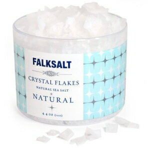Falksalt Crystal Flakes Natural Sea Salt Natural 4.4 Oz