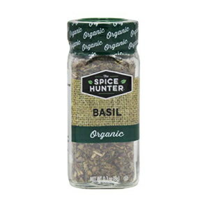 The Spice Hunter Basil、オーガニック、0.3オンス瓶 The Spice Hunter Basil, Organic, 0.3-Ounce Jar