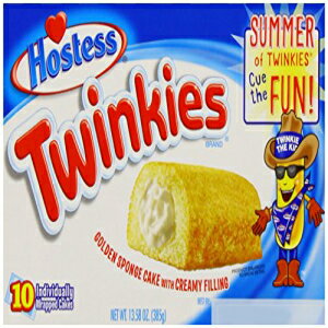 ホステス トゥインキーズ 385g（1個入り 計10個） Hostess Twinkies 385 g (Pack of 1, Total 10 Cakes)