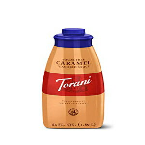 Torani シュガーフリーソース、キャラメル、64オンス Torani Sugar Free Sauce, Caramel, 64 Ounces