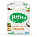 NutpodsAN[}[w[[ibcAAisgpA11.2IX Nutpods, Creamer Hazelnut Unsweetened Dairy Free, 11.2 Ounce