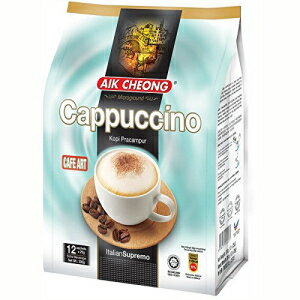 マレーシア Aik Cheong インスタント ミックス コーヒー (マイクログラウンド カプチーノ、イタリアン スプレモ)、I Primehub CA Malaysia Aik Cheong Instant Mix Coffee (Microground Cappuccino I Italian Supremo) I Primehub CA