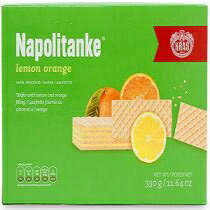 ナポリタンケ レモン＆オレンジウエハース 330g Napolitanke Lemon and Orange Wafers 330g