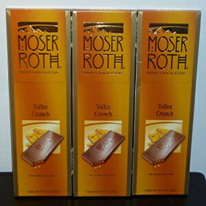 Moser Roth t@C W[} [sA `R[g gtB[ N` (3 pbN) Moser Roth Fine German European Chocolate Toffee Crunch (3 Pack)