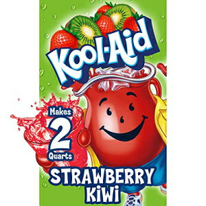 Kool-Aid Xgx[LEC̖JtFCt[hN~bNX (192 pPbg) Kool-Aid Strawberry Kiwi Flavored Unsweetened Caffeine Free Powdered Drink Mix (192 Packets)