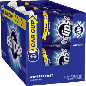 Eclipse Winterfrost シュガーフリーガム、60 個 (6 個パック) Eclipse Winterfrost Sugarfree Gum, 60 Count (Pack of 6)