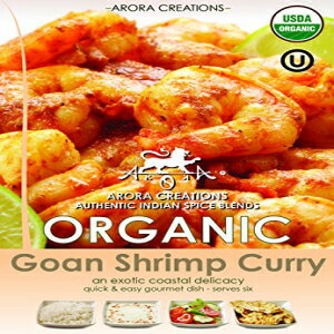 Arora Creations USDA-Organic GOAN SHRIMP Curry Indian Spice Blend 0.9oz（6 Pack）（7 Flavours Available）（Curry / Seasoning / Herb / Mix） Arora Creations USDA-Organic GOAN SHRIMP Curry Indian Spice Blend 0.9oz (6 Pack)