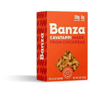 Banza ひよこ豆パスタ、Cavatappi - グルテンフリーの健康的なパスタ、高タンパク質、低炭水化物、非遺伝子組み換え - (6 個パック) Banza Chickpea Pasta, Cavatappi - Gluten Free Healthy Pasta, High Protein, Lower Carb and Non-GMO - (P