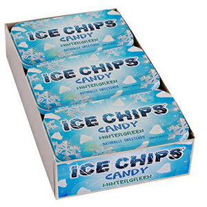 ICE CHIPS LVg[ LfB (EB^[O[A6 pbN) - ʐ^̃oh܂܂܂ ICE CHIPS Xylitol Candy Tins (Wintergreen, 6 Pack) - Includes BAND as shown