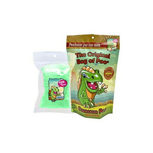 ノベルティうんちギャグギフト用 オリジナルうんち袋 恐竜うんこ（グリーンわたあめ） The Original Bag of Poo, Dinosaur Poop (Green Cotton Candy), for Novelty Poop Gag Gifts