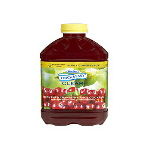 濃厚で簡単なクリア濃厚クランベリージュースカクテル、蜂蜜濃度、46オンス Thick & Easy Clear Thickened Cranberry Juice Cocktail, Honey Consistency, 46 Ounce