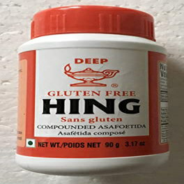 ディープグルテンフリーヒン (配合アサフェティダ) - 90 グラム Deep Gluten Free Hing (Compounded Asafoetida) - 90 Grams
