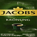 Jacobs Kronung 挽いたコーヒー 500 グラム / 17.6 オンス (1 パック) Jacobs Kronung Ground Coffee 500 Gram / 17.6 Ounce (Pack of 1)