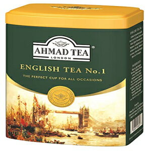 (2SET) ޥ ƥ ǥ եȴ̡󥰥å 󡢥󥰥å ƥ No.1100  Ahmad Tea Caddy Gift Tin, English Scene, English Tea No.1, 100 Gram