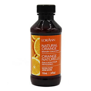 LorAnn オレンジ ベーカリー エマルジョン、4 オンス ボトル LorAnn Orange Bakery Emulsion, 4 ounce bottle