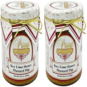 Prissy's of Vidalia キー ライム ハニー マスタード ディップ ソース、10 オンス (2 個パック) Prissy's of Vidalia Key Lime Honey Mustard Dipping Sauce, 10 Oz (Pack of 2)