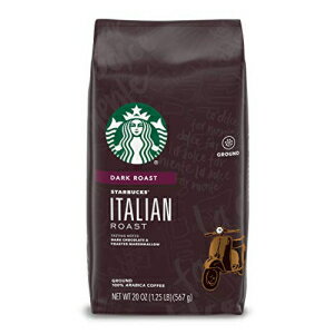 楽天Glomarketスターバックス ダーク ロースト グラウンド コーヒー — イタリアン ロースト — 100％ アラビカ — 1 袋 （20 オンス） Starbucks Dark Roast Ground Coffee — Italian Roast — 100％ Arabica — 1 bag （20 oz.）