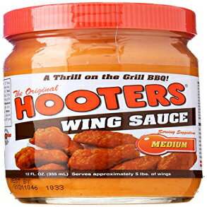 t[^[YEBO\[XA~fBAA12IX Hooters Wing Sauce, Medium, 12 oz